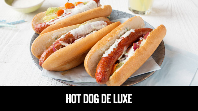 4 hot dog de luxe à la Antoine - Saucisse maison italienne douce
