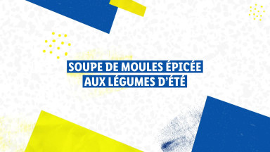 Soupe de moules épicée aux légumes d'été